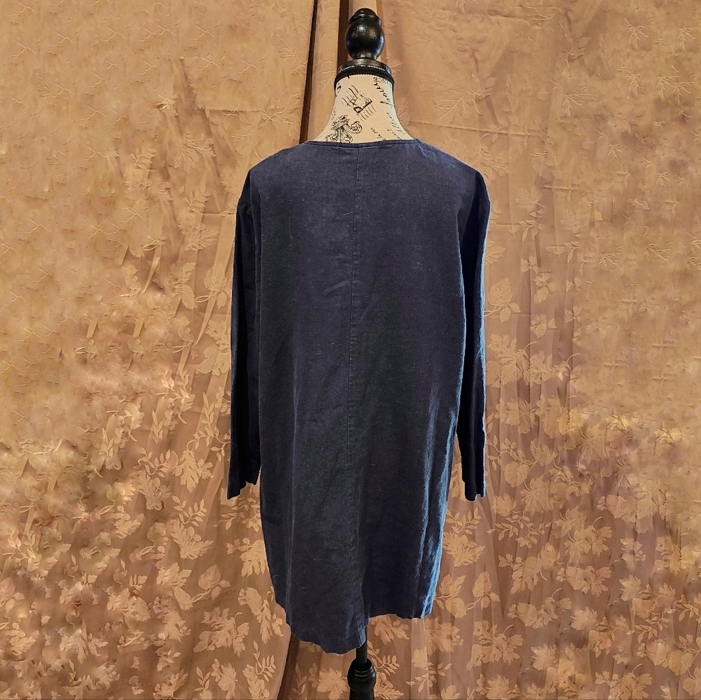 Coldwater Creek Button Down Dress, Size M, Used - Picture 2 of 3